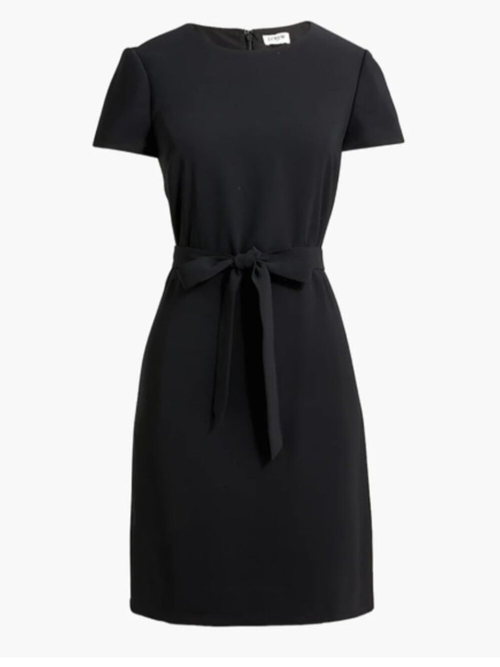 J. Crew Short Sleeve Black Suiting Dress Quiet Luxury Classic Career Women's 20 - Picture 2 of 7
